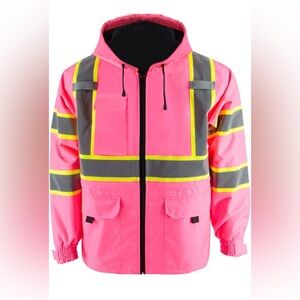 Hi-Viz Jacket w/fleece liner-Size 3X